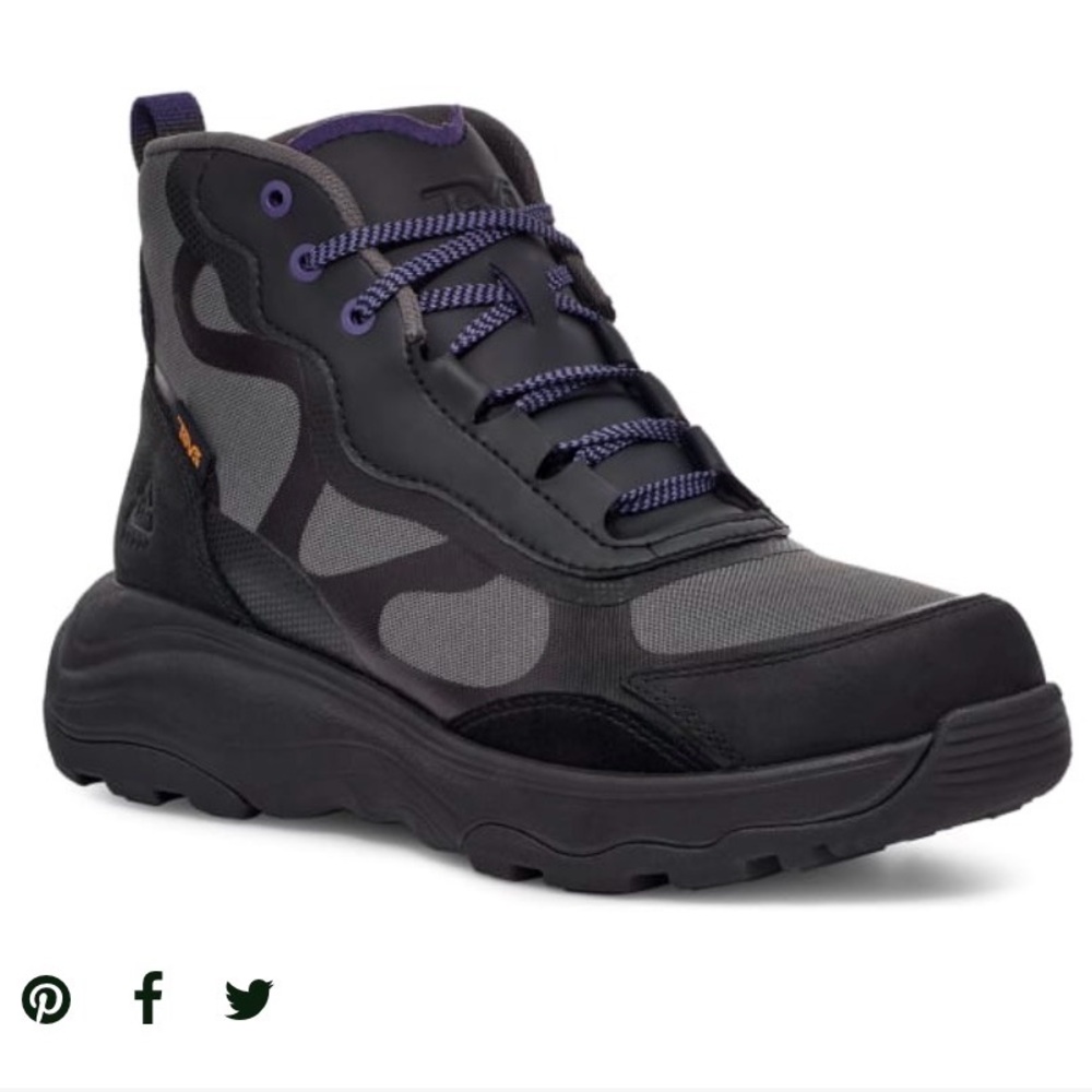 TEVA Rapid Geotrecca Rp Black Women’s Boots GUC 11